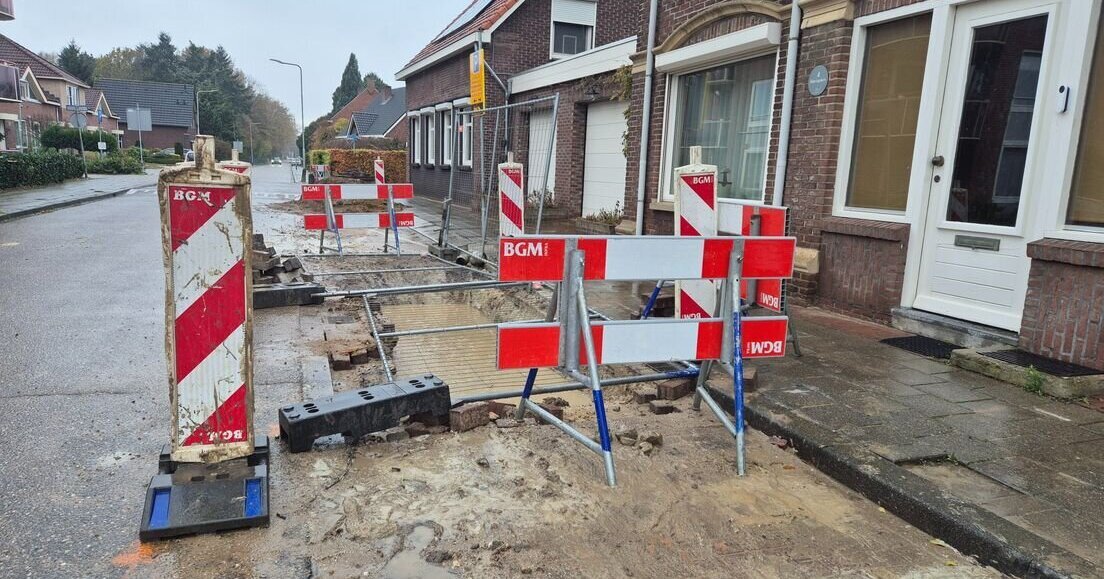 Gemeente Beesel legt nieuw stroomkabeltracé aan na schade Sint Antoniusstraat