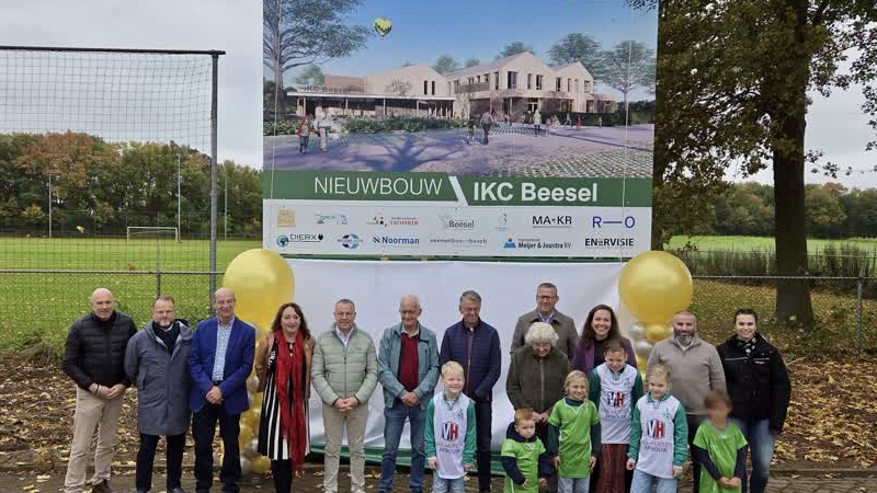 Onthulling bouwbord IKC Beesel markeert start planvoorbereiding