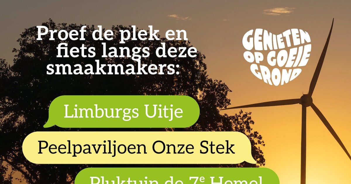 Rondje Goeie Grond - Fiets, proef en beleef Peel en Maas