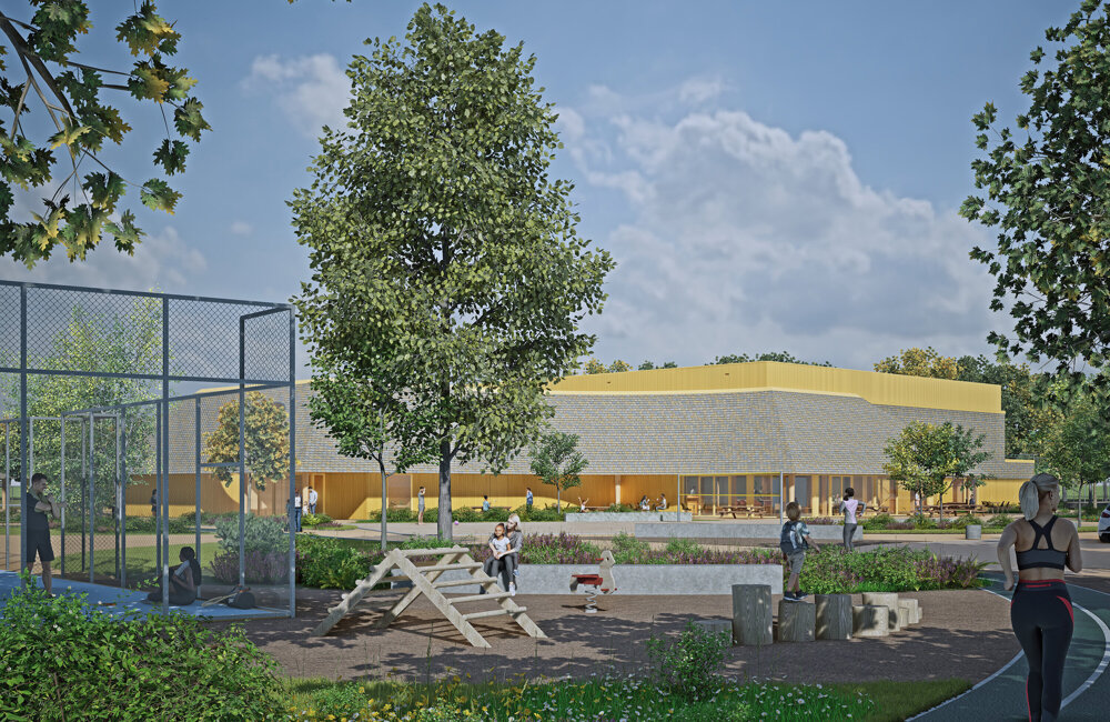 Sportpaviljoen-Maasbree-hoofdentree-sportieve-omgeving_Lichtstad Architecten