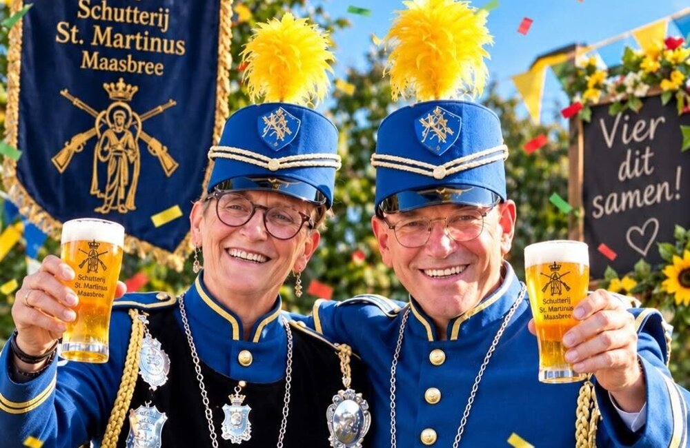 Koningspaar schutterij Maasbree