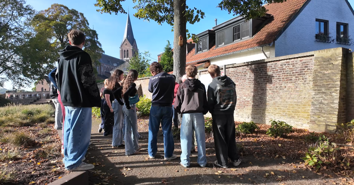 Duitse leerlingen uit Grevenbroich op uitwisseling in Peel en Maas