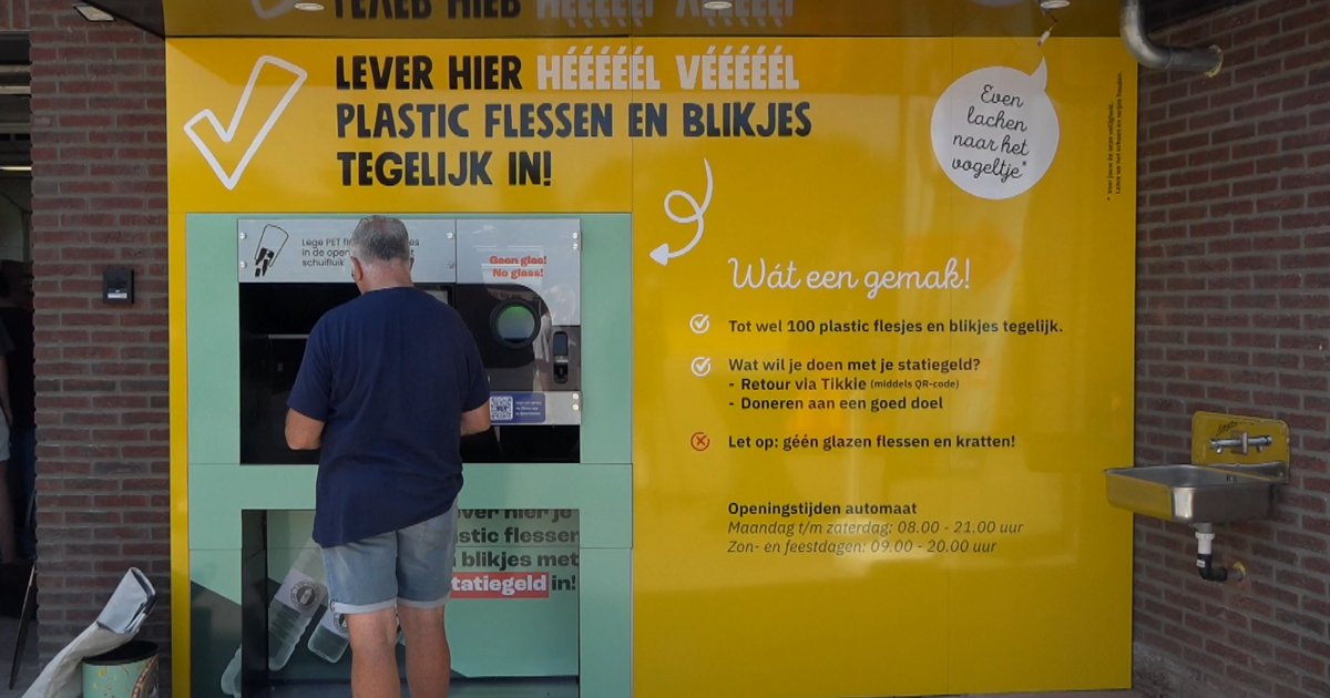 Nieuwe bulkautomaat maakt statiegeld inleveren eenvoudiger