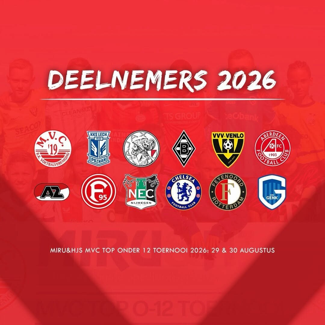 Top Onder-12 deelnemers 2026
