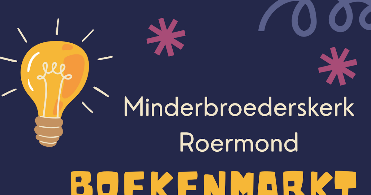 Boekenmarkt Minderbroederskerk Roermond
