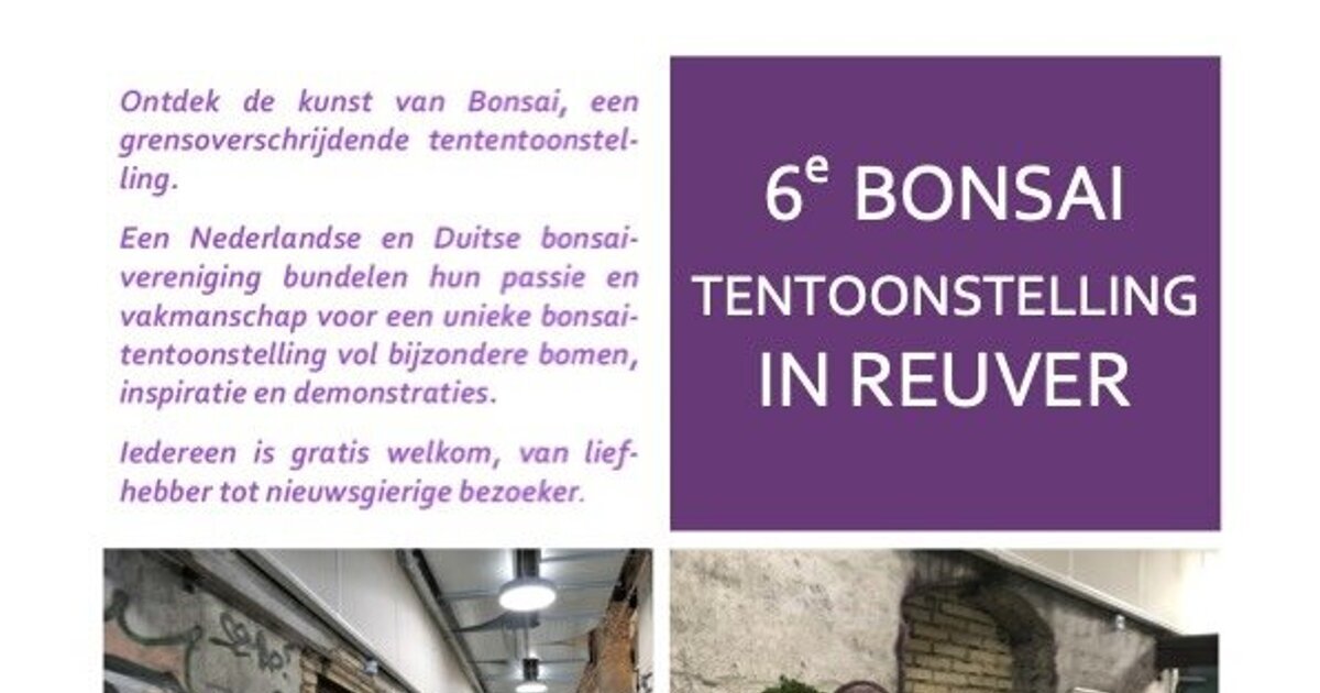 Bonsai Tentoonstelling Reuver