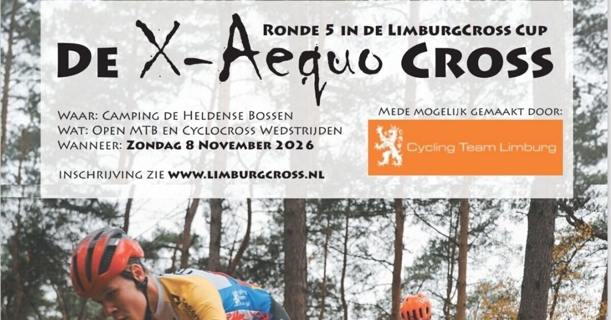 De LimburgCross komt naar Helden