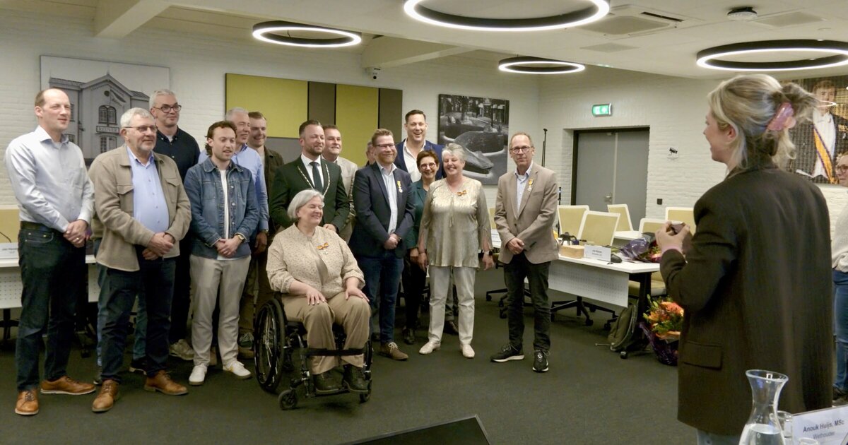 Koninklijke onderscheidingen voor vier afzwaaiende raadsleden in Beesel