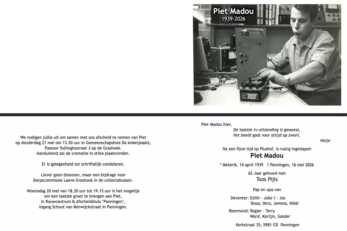 piet madou