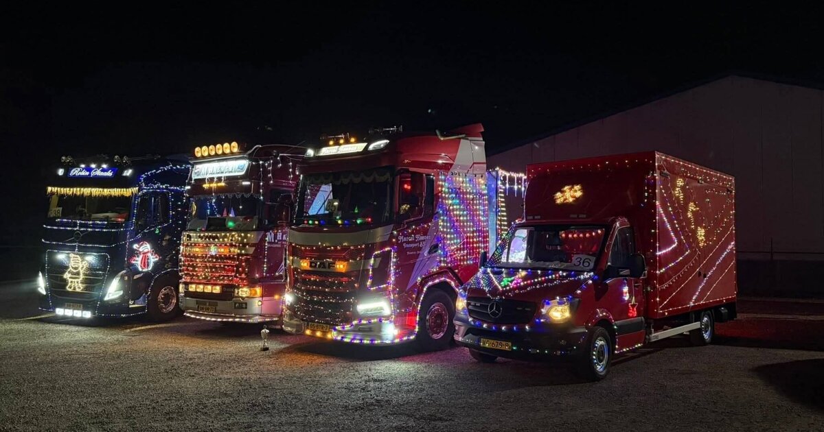 Christmas Truckrun trekt op 19 december weer door Peel en Maas: chauffeurs gezocht
