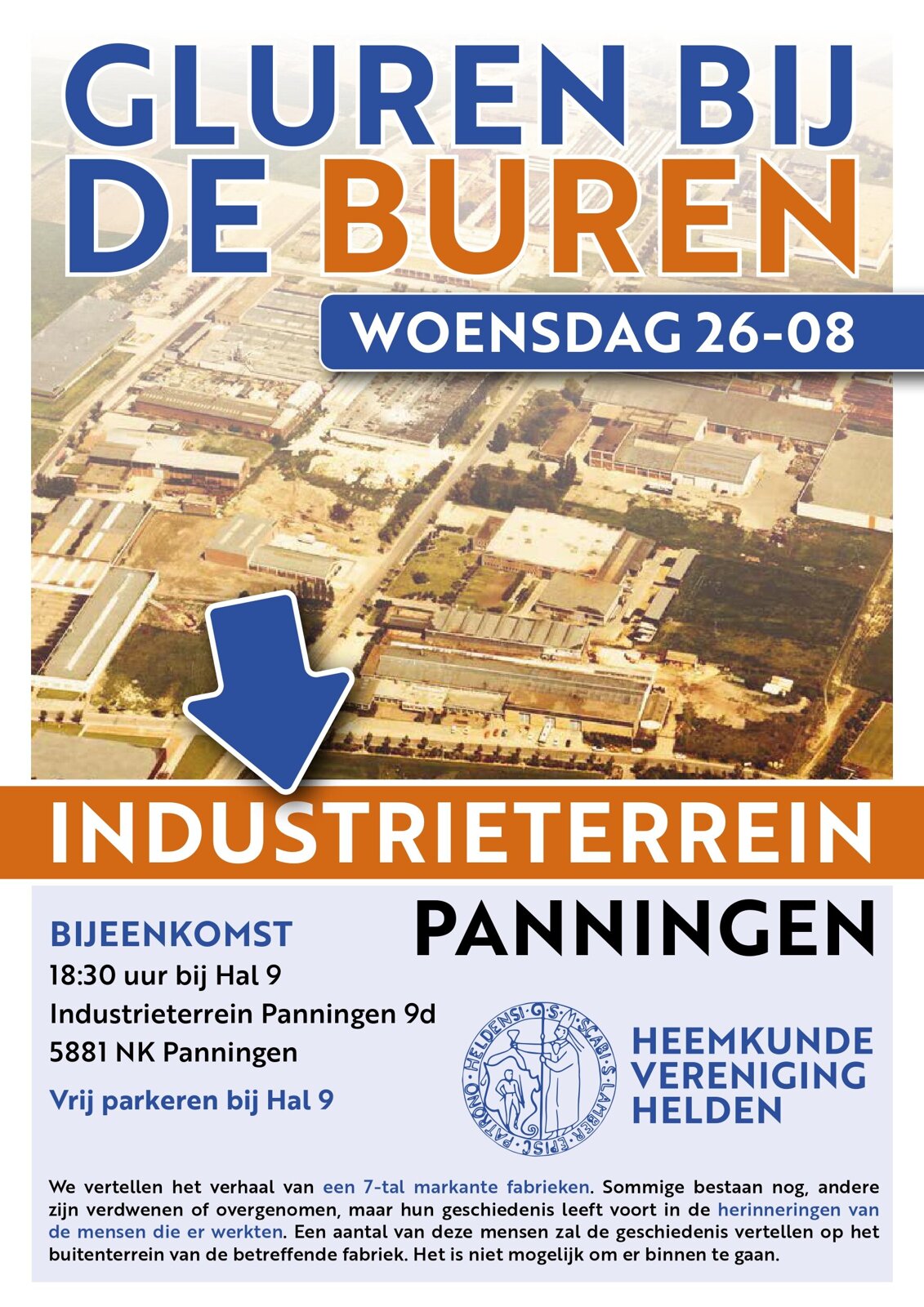 Poster Gluren bij de Buren 2026