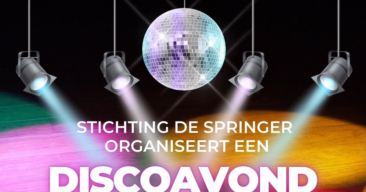 Discoavond voor mensen met beperking