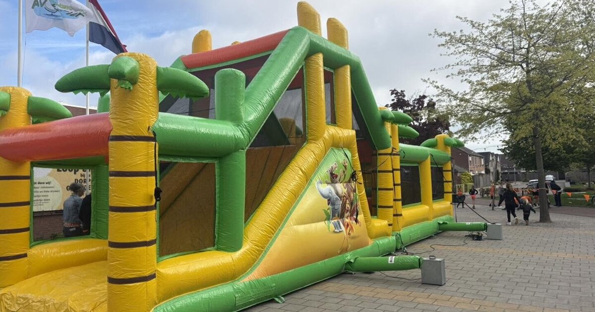 Springkussenfestijn in Panningen afgelast vanwege hitte