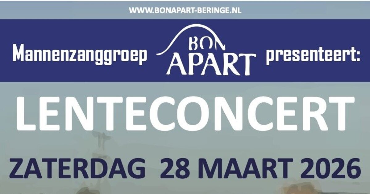 Lenteconcert Bon Apart Beringe