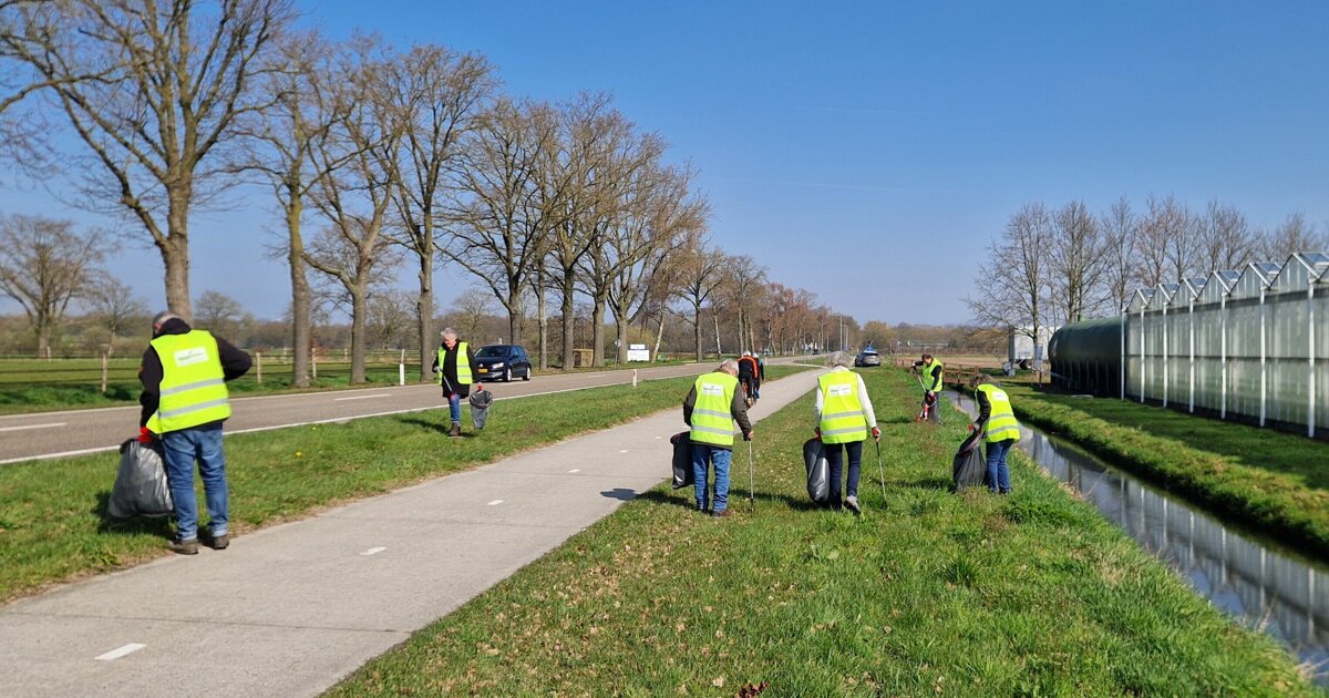 200 volle vuilniszakken tijdens Landelijke Opschoondag in Peel en Maas