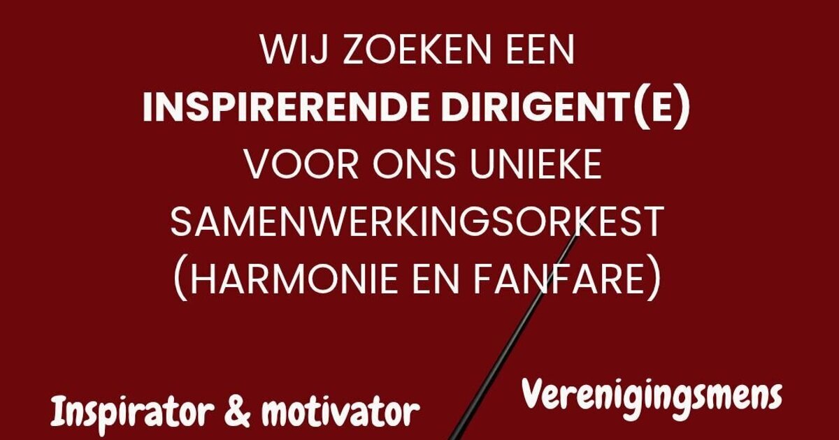 Muziekvereniging Kessel-Concordia Panningen zoekt dirigent