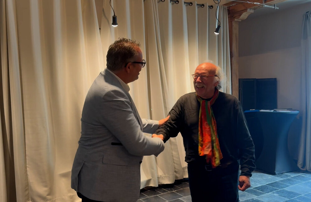 Hans Reijnders met wethouder