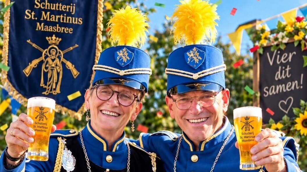 Koningspaar schutterij Maasbree