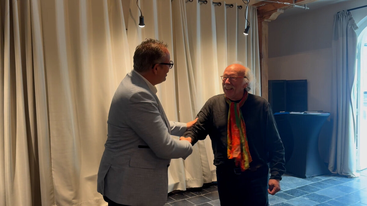 Hans Reijnders met wethouder